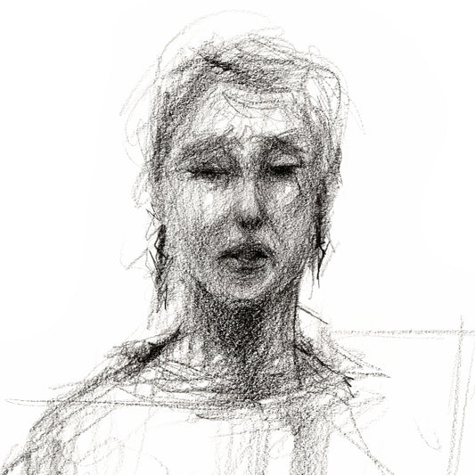 Clara Barbier Serrano - Portrait - Original drawing