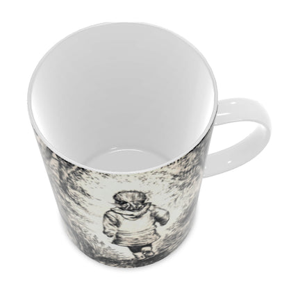 Bluebell wood - Edition 2 - Sepia - Bone china mug
