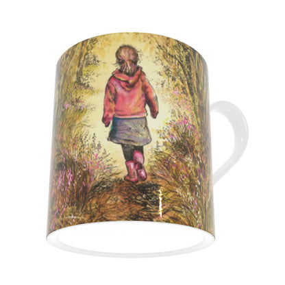 Bluebell wood - Edition 3 - Autumn - Bone china mug