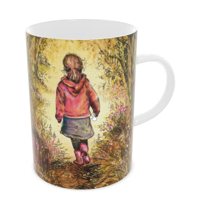 Bluebell wood - Edition 3 - Autumn - Bone china mug