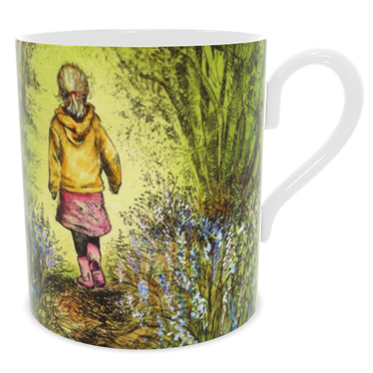 Bluebell wood - Edition 6 - Summer - Bone china mug