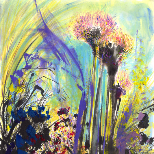 Allium flowerheads 2 - Print on fine art paper