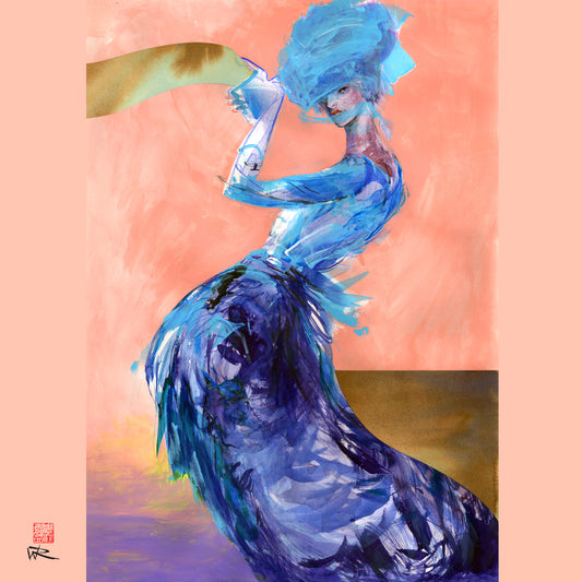 Fashionable curves - Canvas print