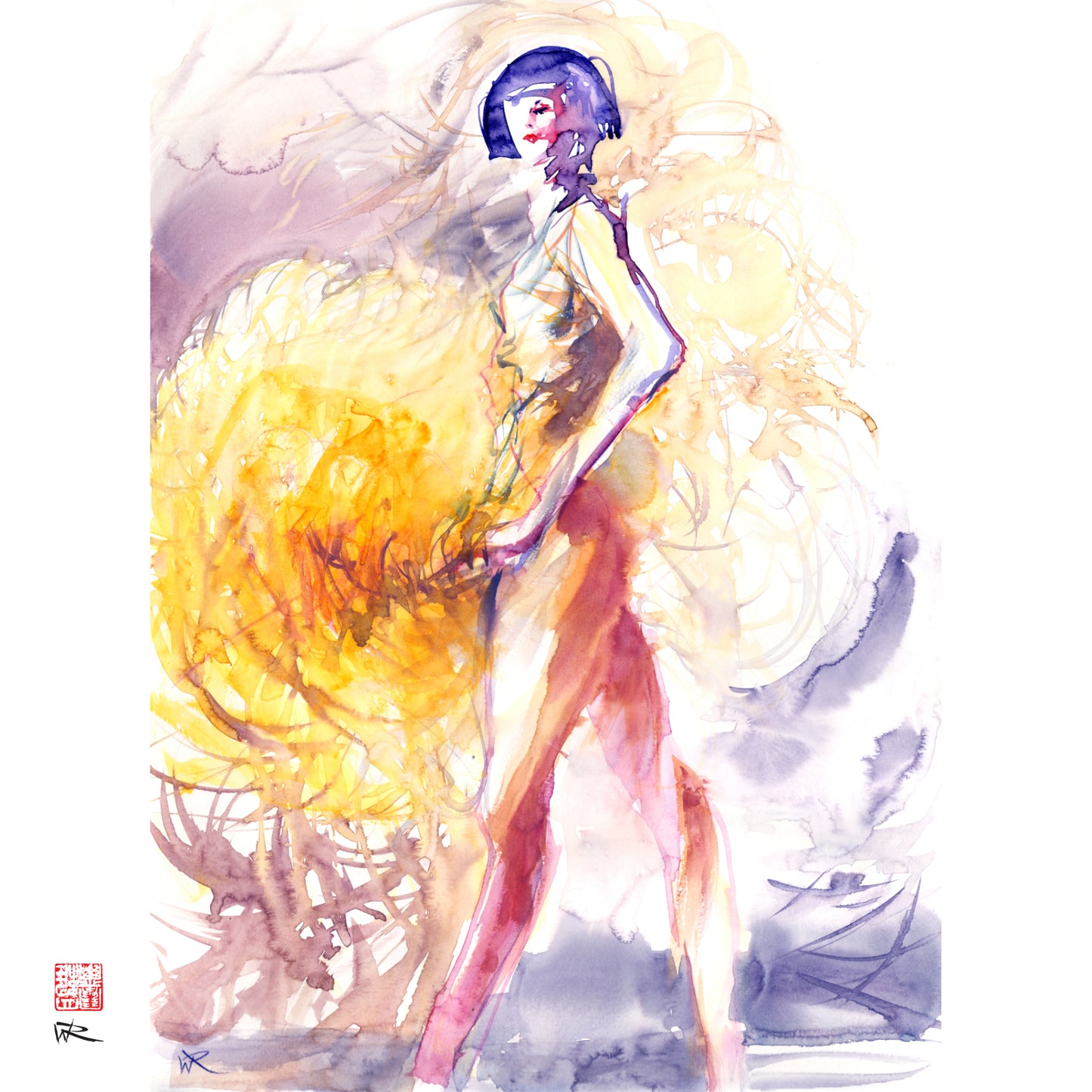 Nutcracker Xmas fashion - Canvas print