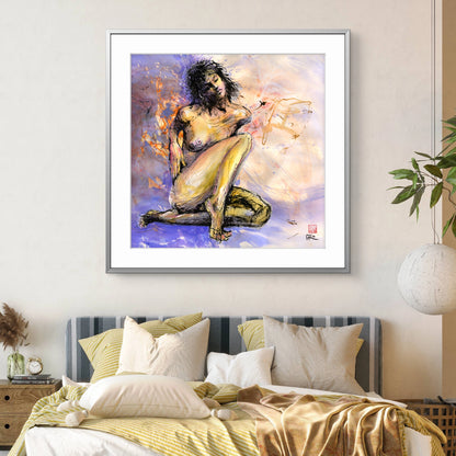 Figure from abstraction - Original painting