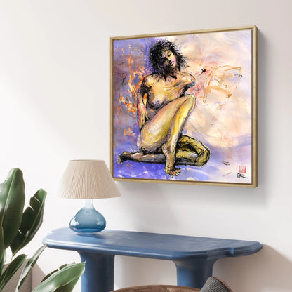 Figure from abstraction - Original painting