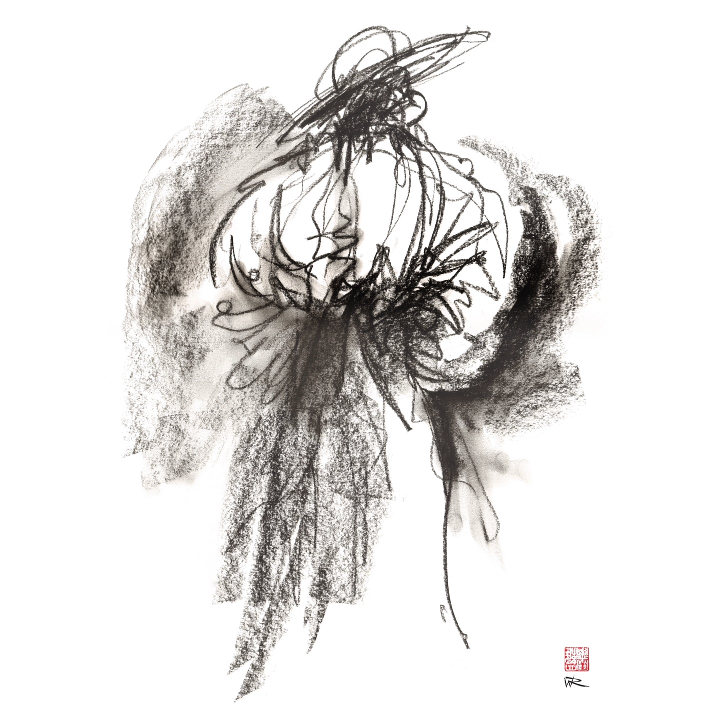 Flamenco hat - Canvas art print