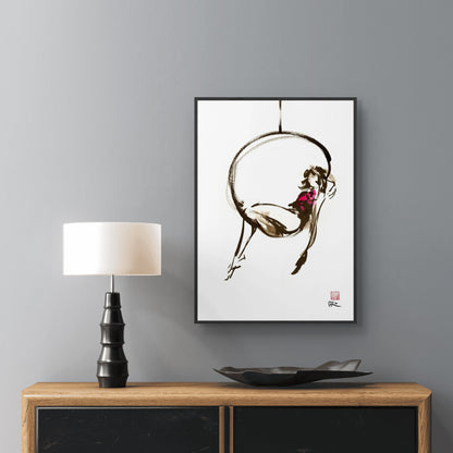 Hanging out - Print on fine art paper