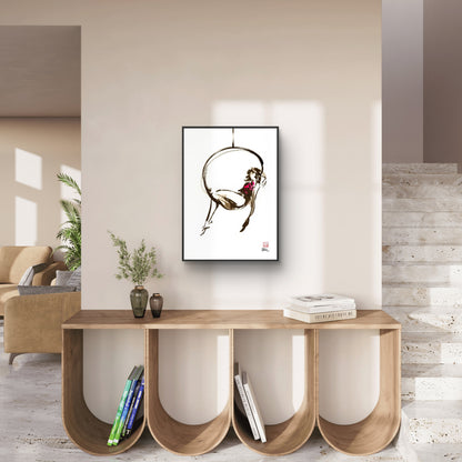 Hanging out - Print on fine art paper