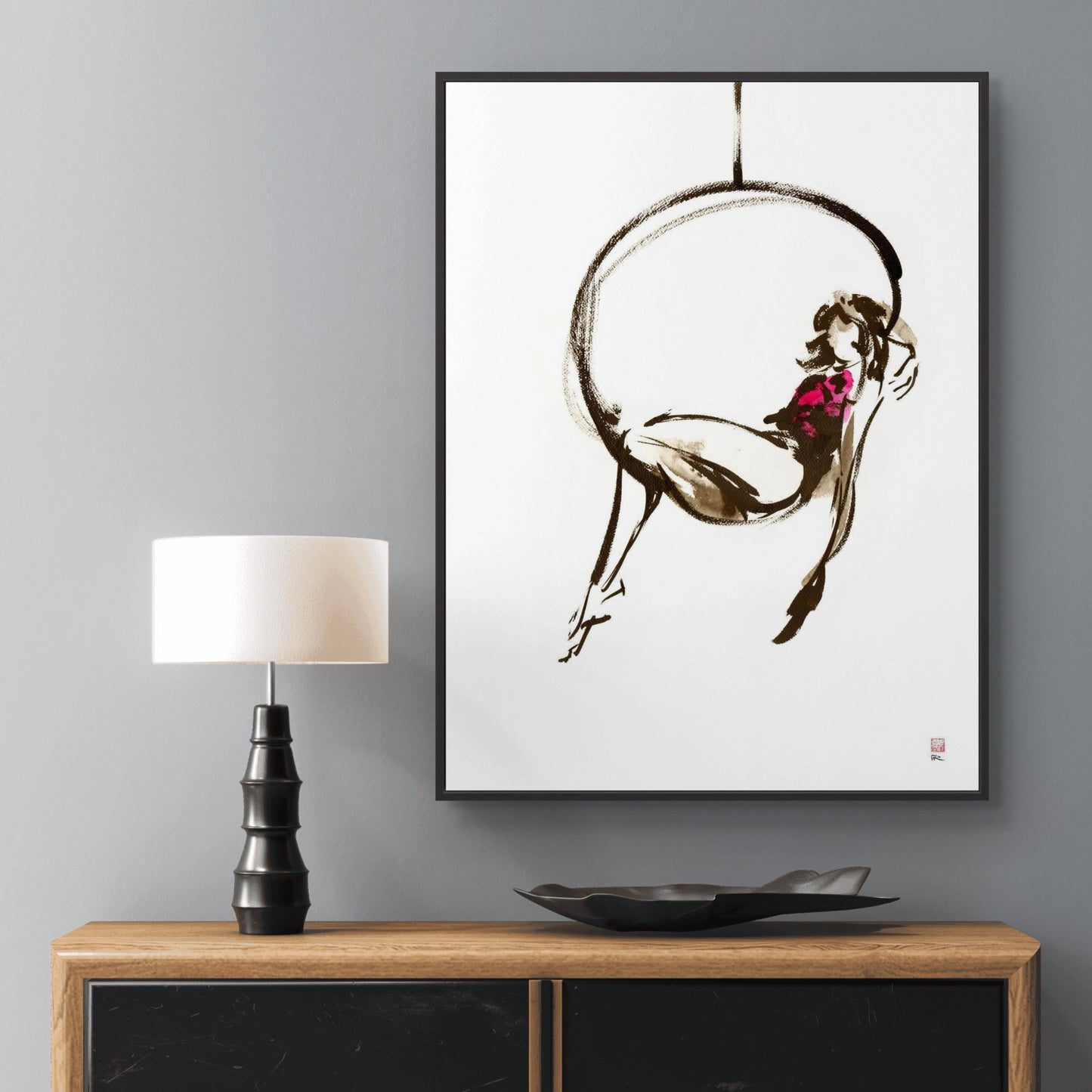 Hanging out - Canvas art print