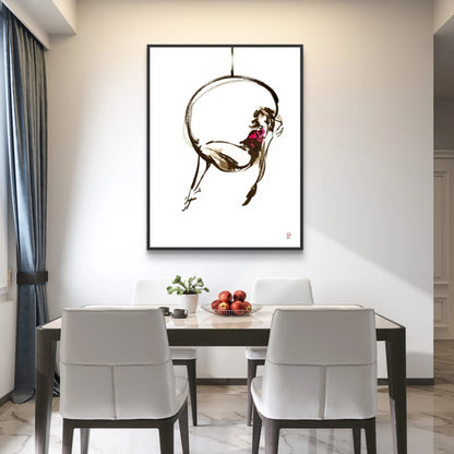 Hanging out - Canvas art print