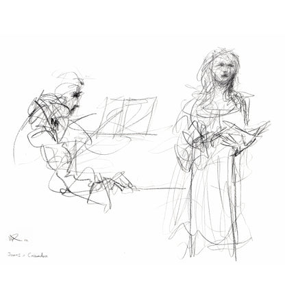 James and Cassandra - Original drawing
