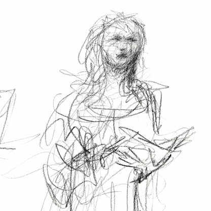 James and Cassandra - Original drawing