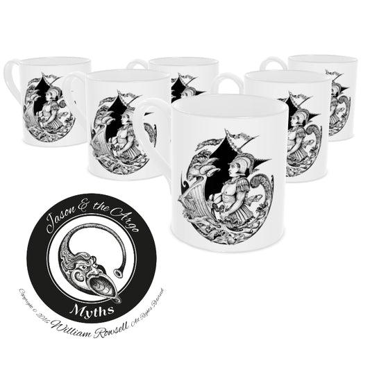 Jason and the Argonauts - Bone china mug 6 pack