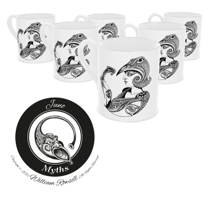 Juno - Bone china mug 6 pack