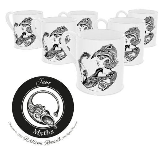 Juno - Bone china mug 6 pack