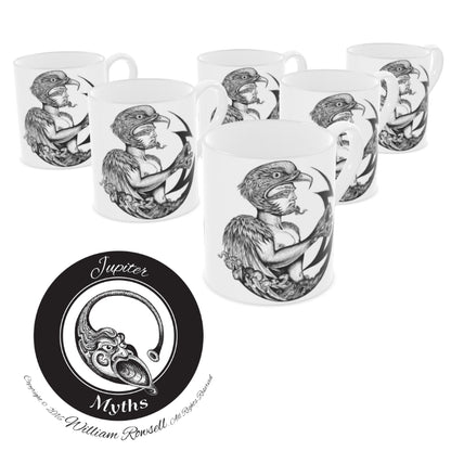 Jupiter - Bone china mug 6 pack