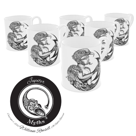 Jupiter - Bone china mug 6 pack