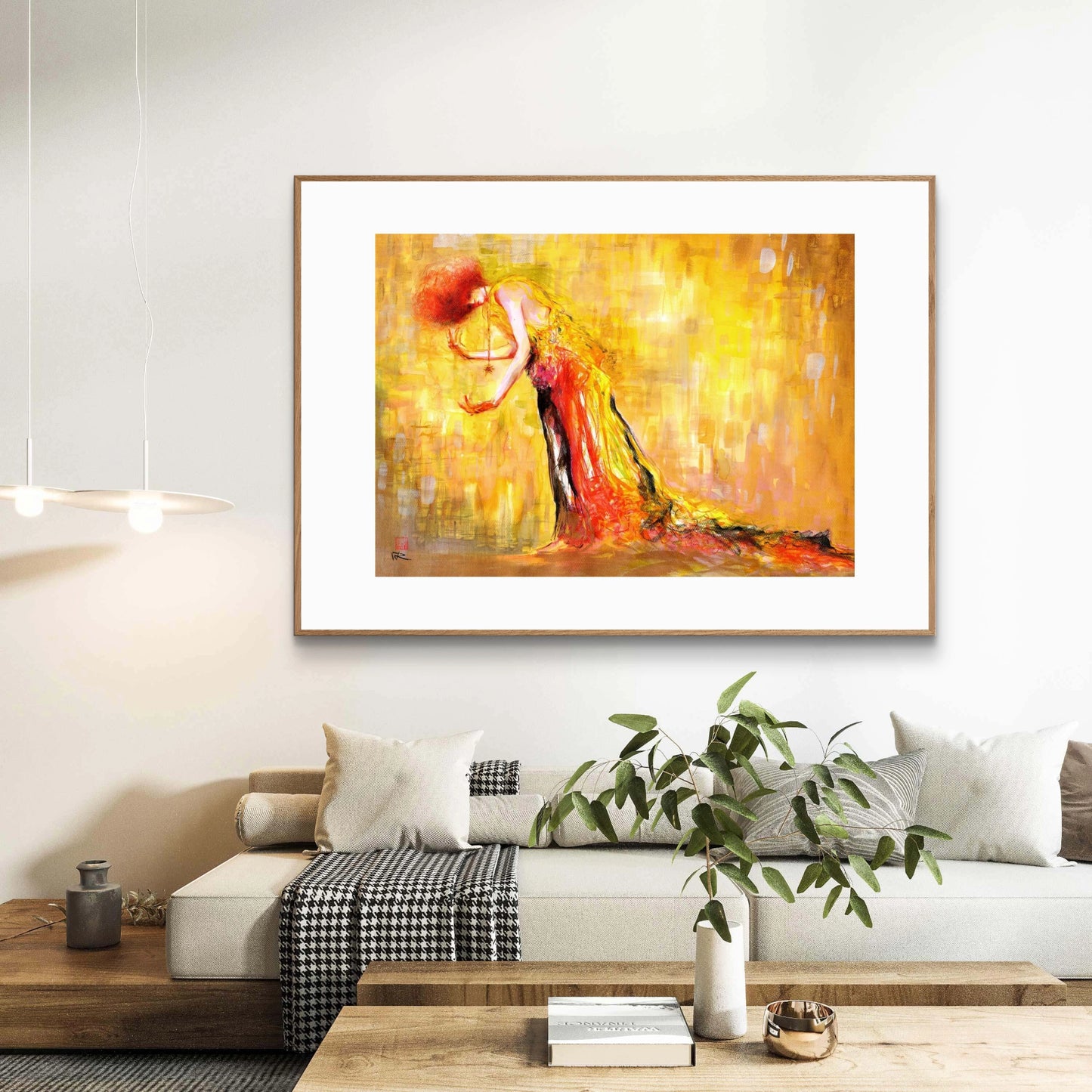 Klimt recycled fashion - Print on fine art paper
