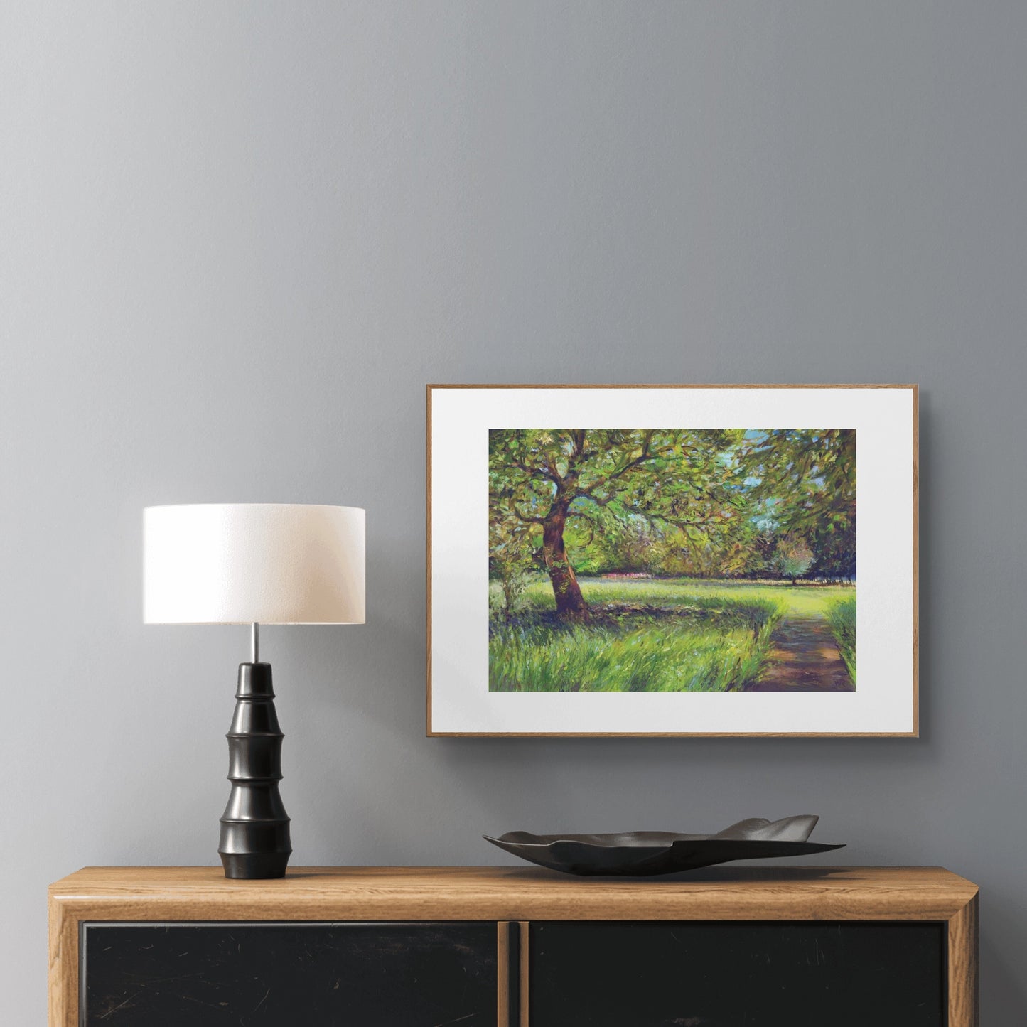 Light through the trees - Print on fine art paper