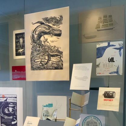 Moby Dick - Original limited edition relief print