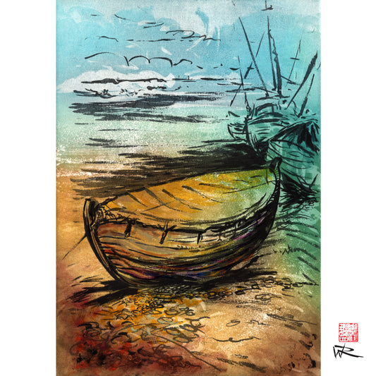 Norfolk crab boat edition 2 - Print on fine art paper