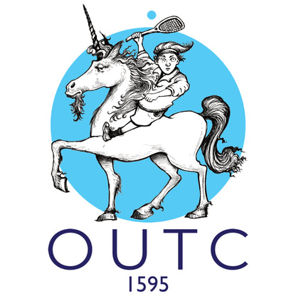 OUTC - White Classic unisex front zip hoodie