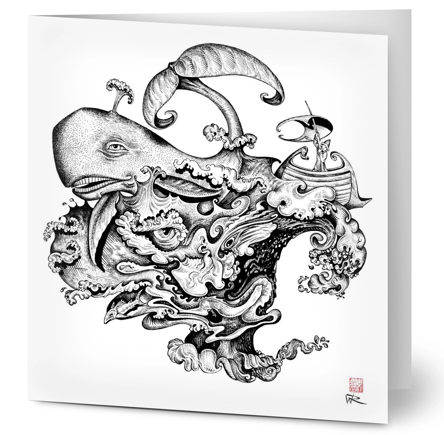 Oceanus – Mythen, 10 Grußkarten