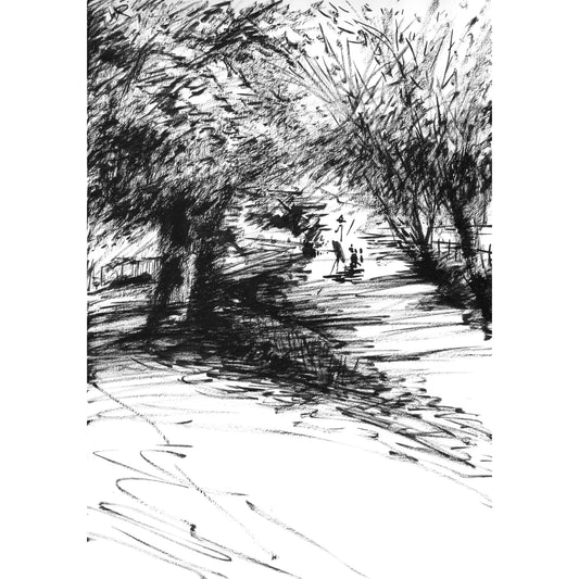 Punting on the Cherwell - Pack of 10 Post Cards
