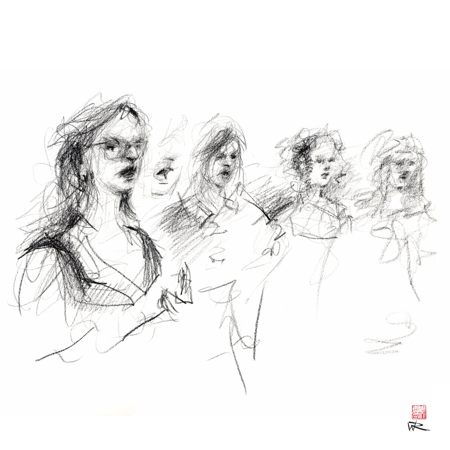 Recordare choral group - Original drawing