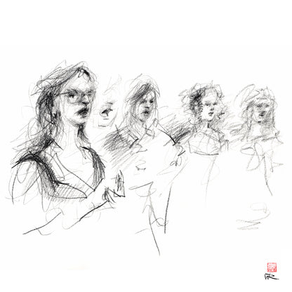 Recordare choral group - Original drawing