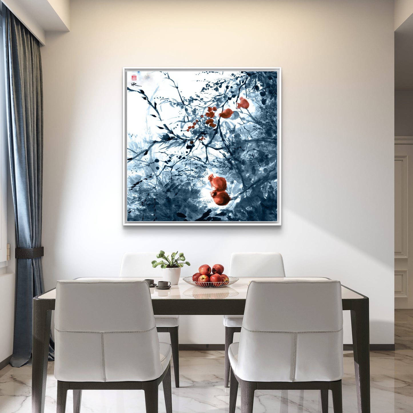 September rosehips - Canvas print