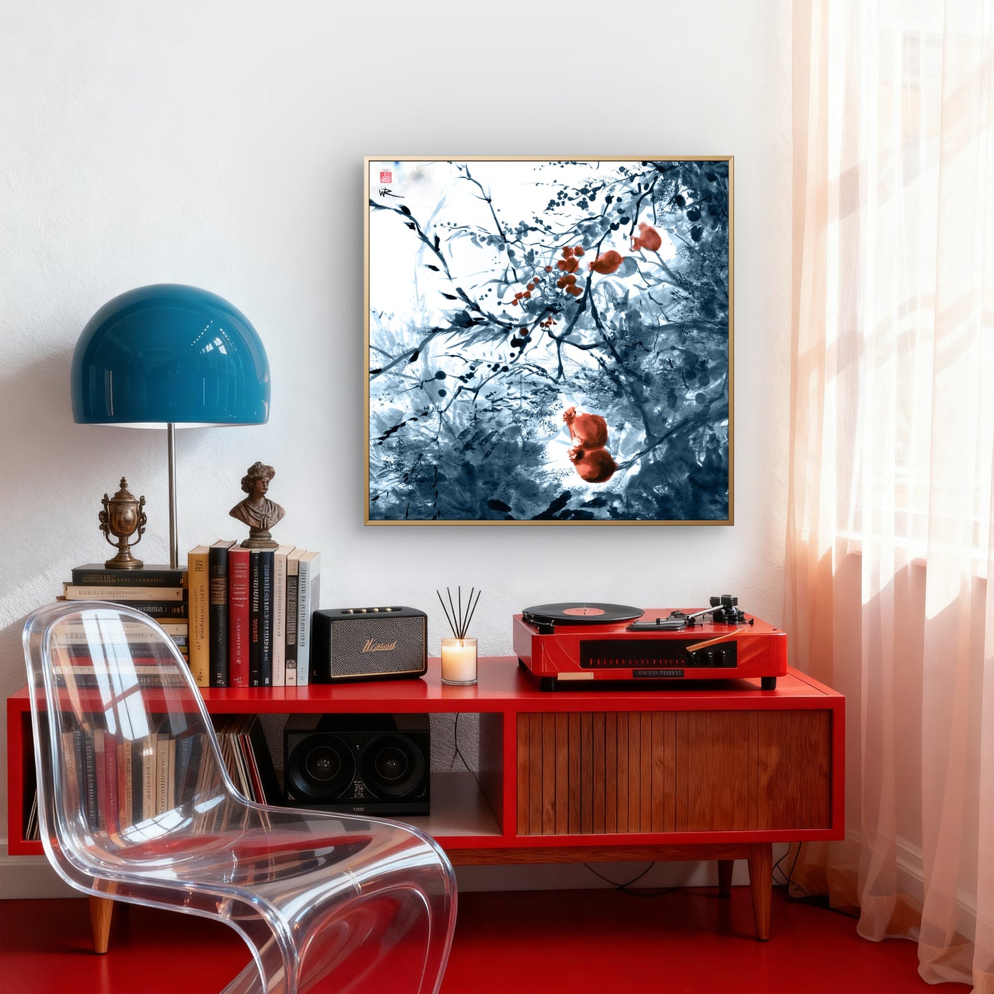 September rosehips - Canvas print