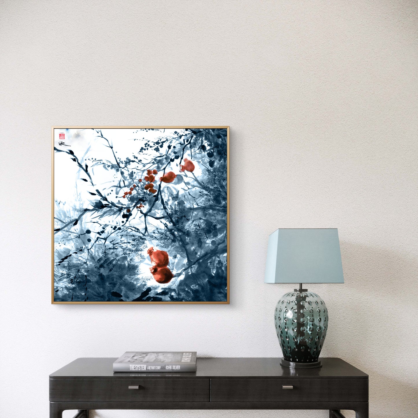 September rosehips - Canvas print