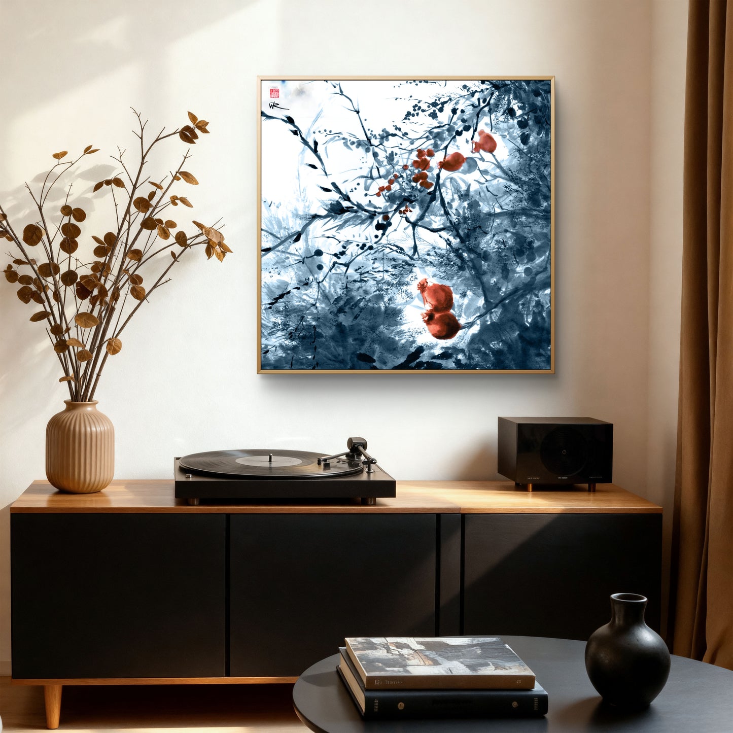 September rosehips - Canvas print