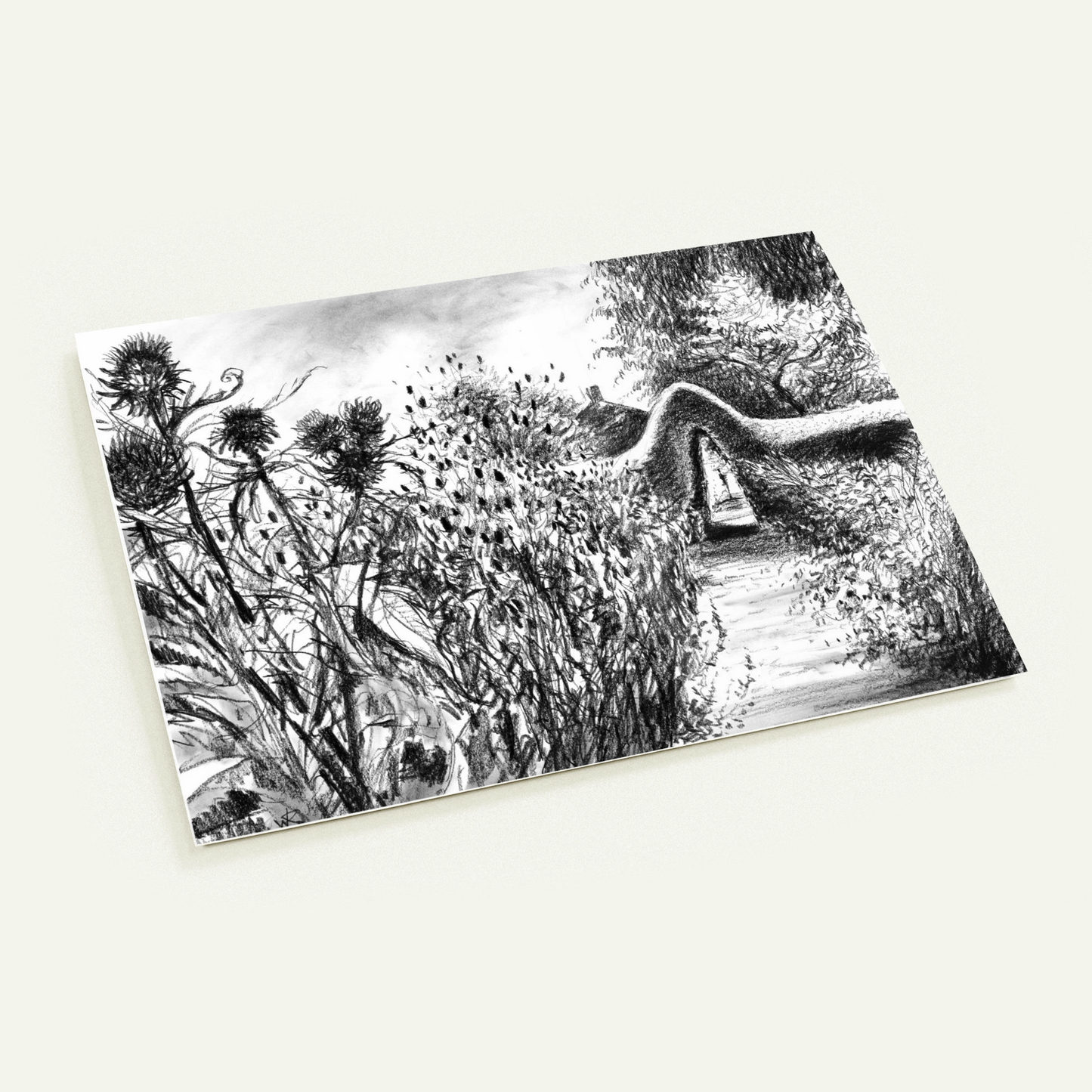 Rousham kitchen garden - Pack of 10 Greeting Cards