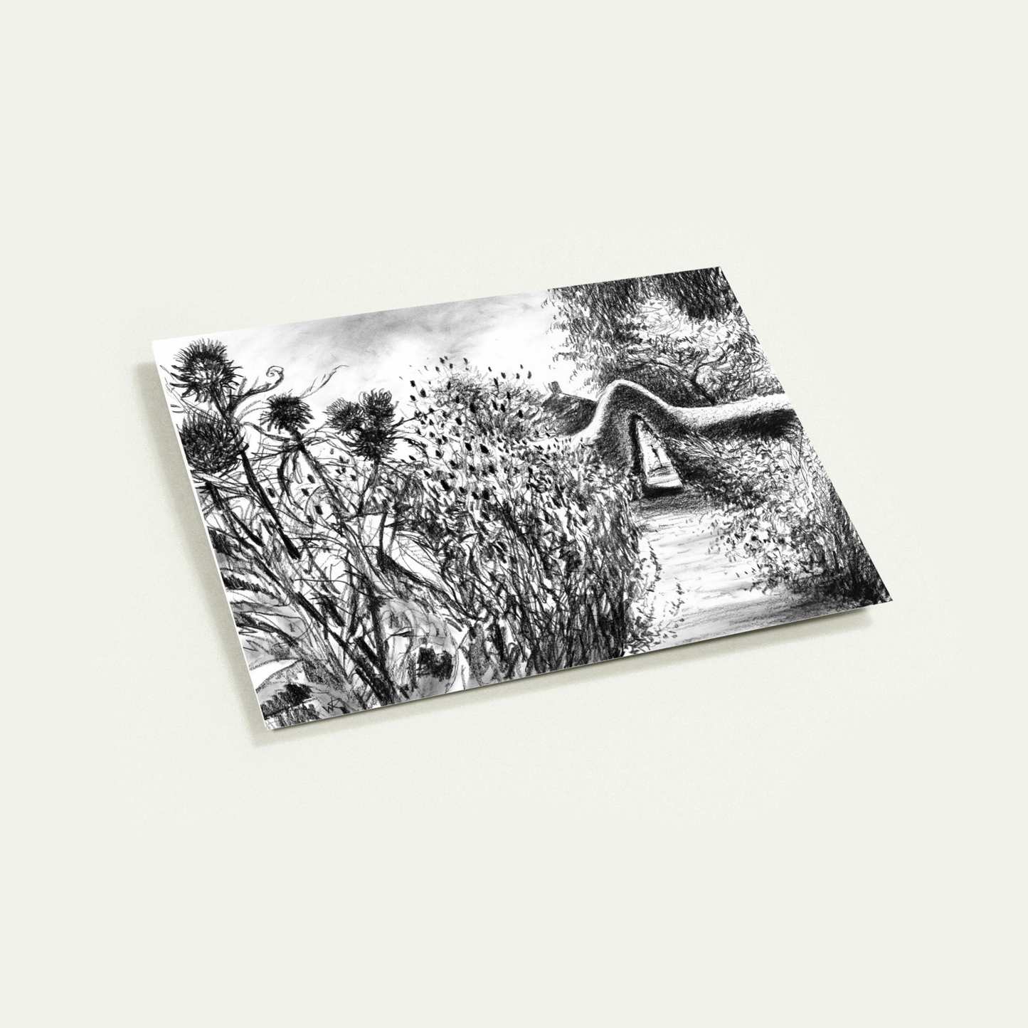 Rousham kitchen garden - Pack of 10 Greeting Cards