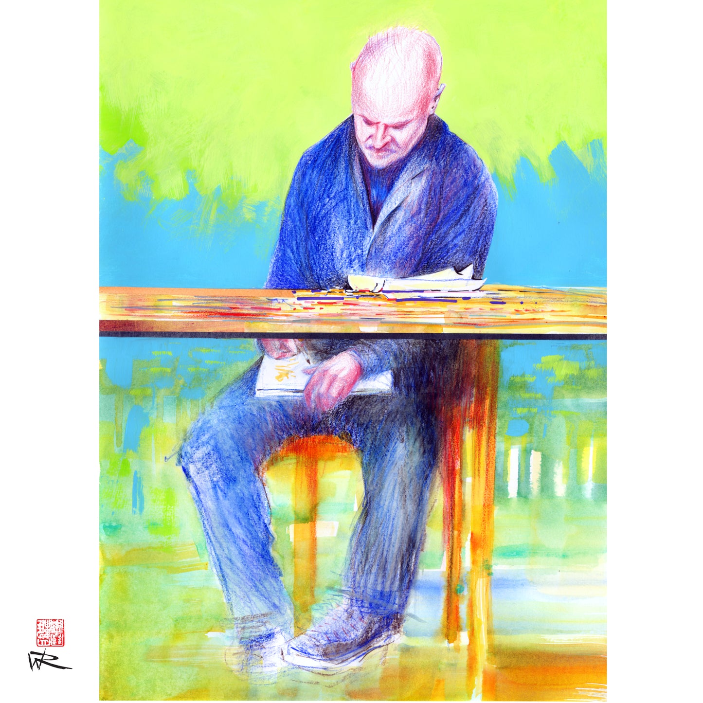 Portrait of Rupert - Original painting