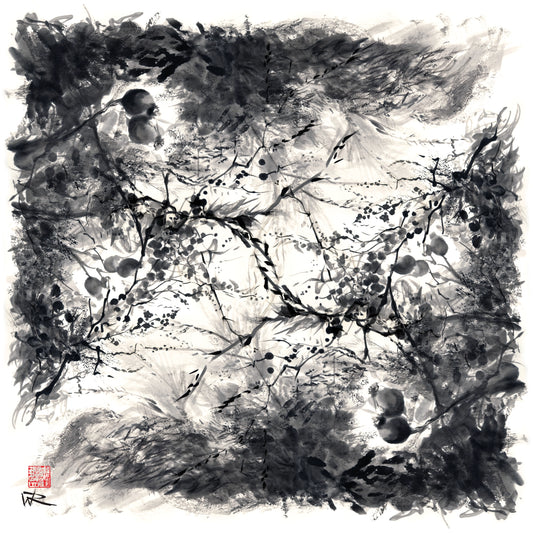 September Rose Hips Edition 1 - Scarf - 90 x 90 cm