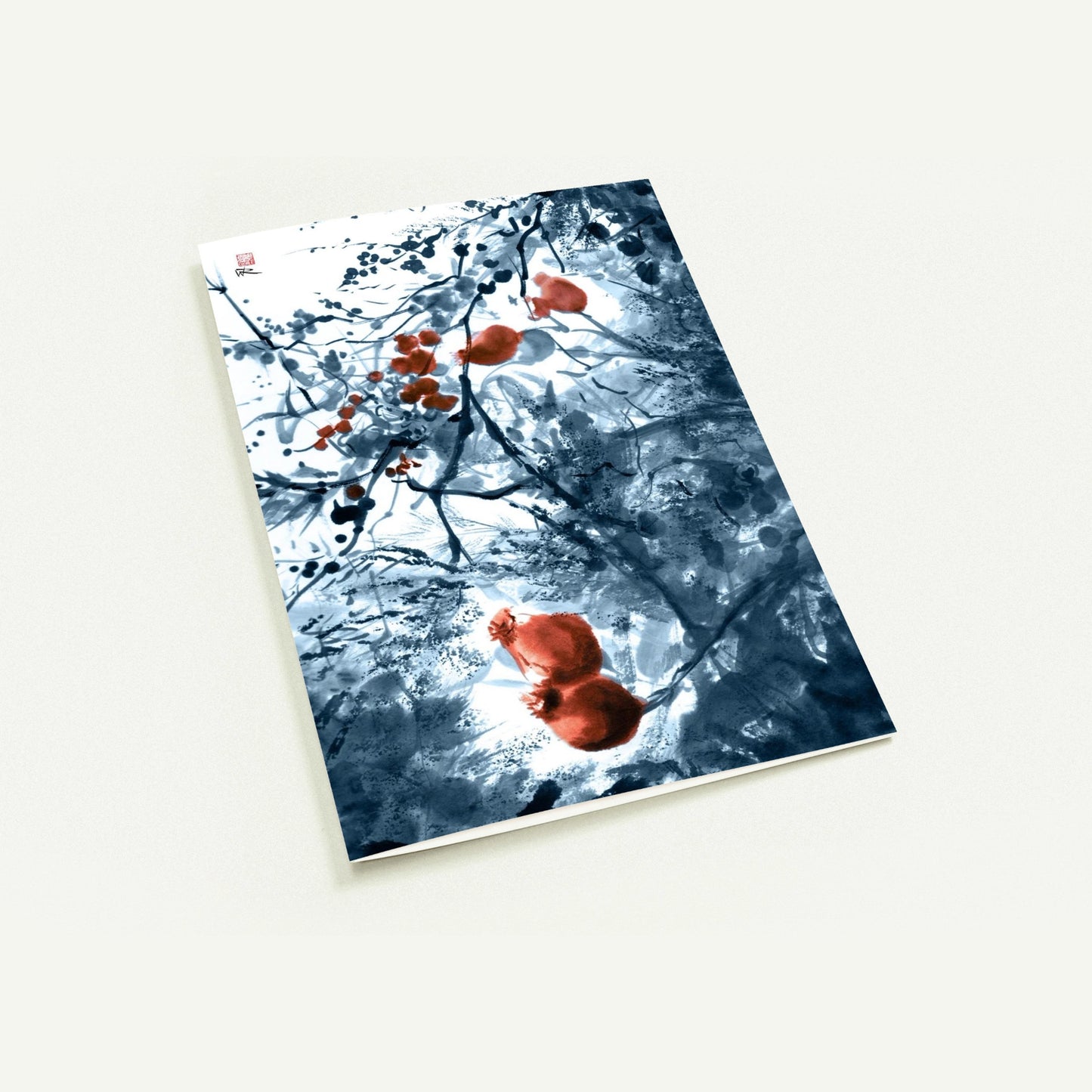 September rosehips - Pack of 10 greeting cards