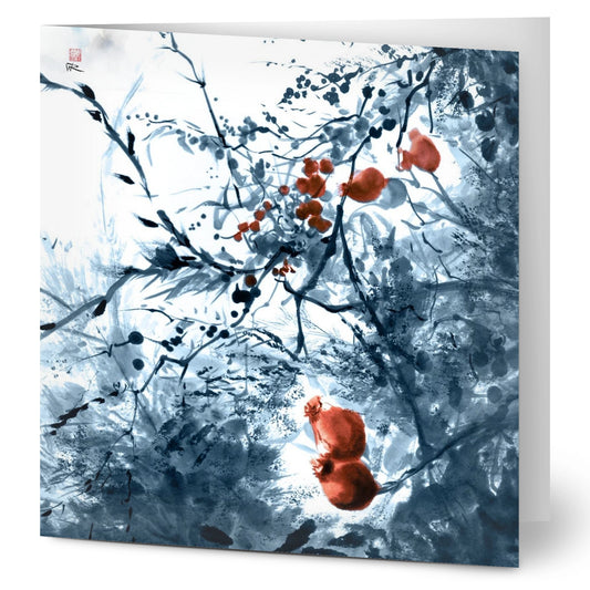 September rosehips - Pack of 10 greeting cards