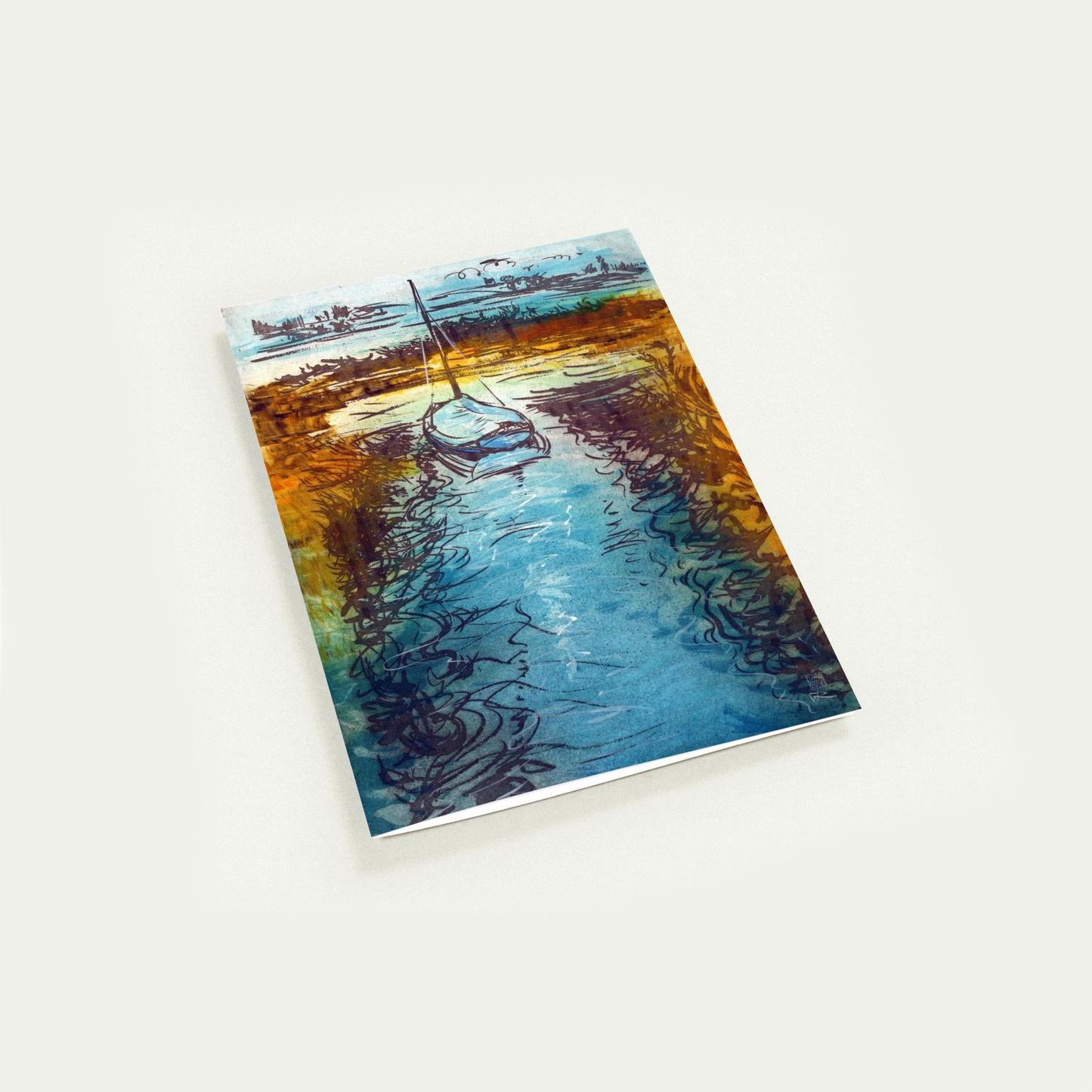 Stiffkey mooring edition 2 - Pack of 10 Greeting Cards