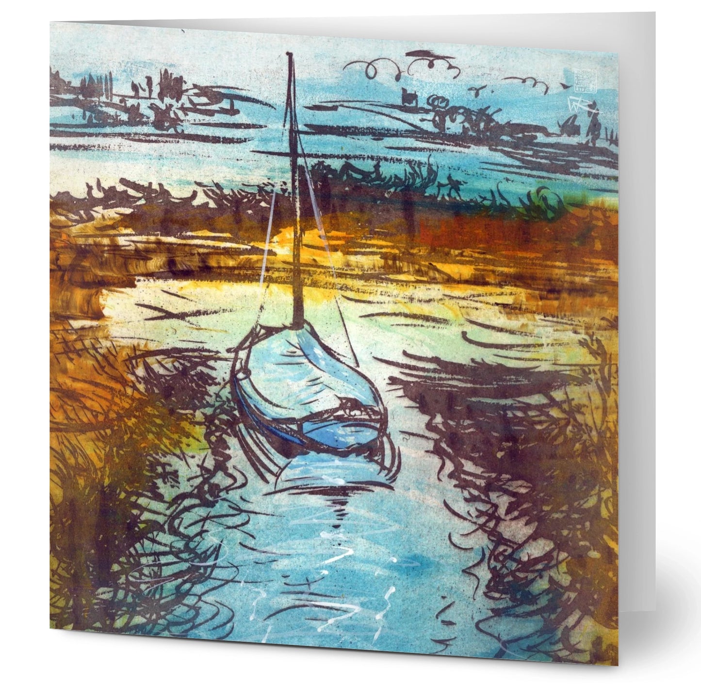 Stiffkey mooring edition 2 - Pack of 10 Greeting Cards