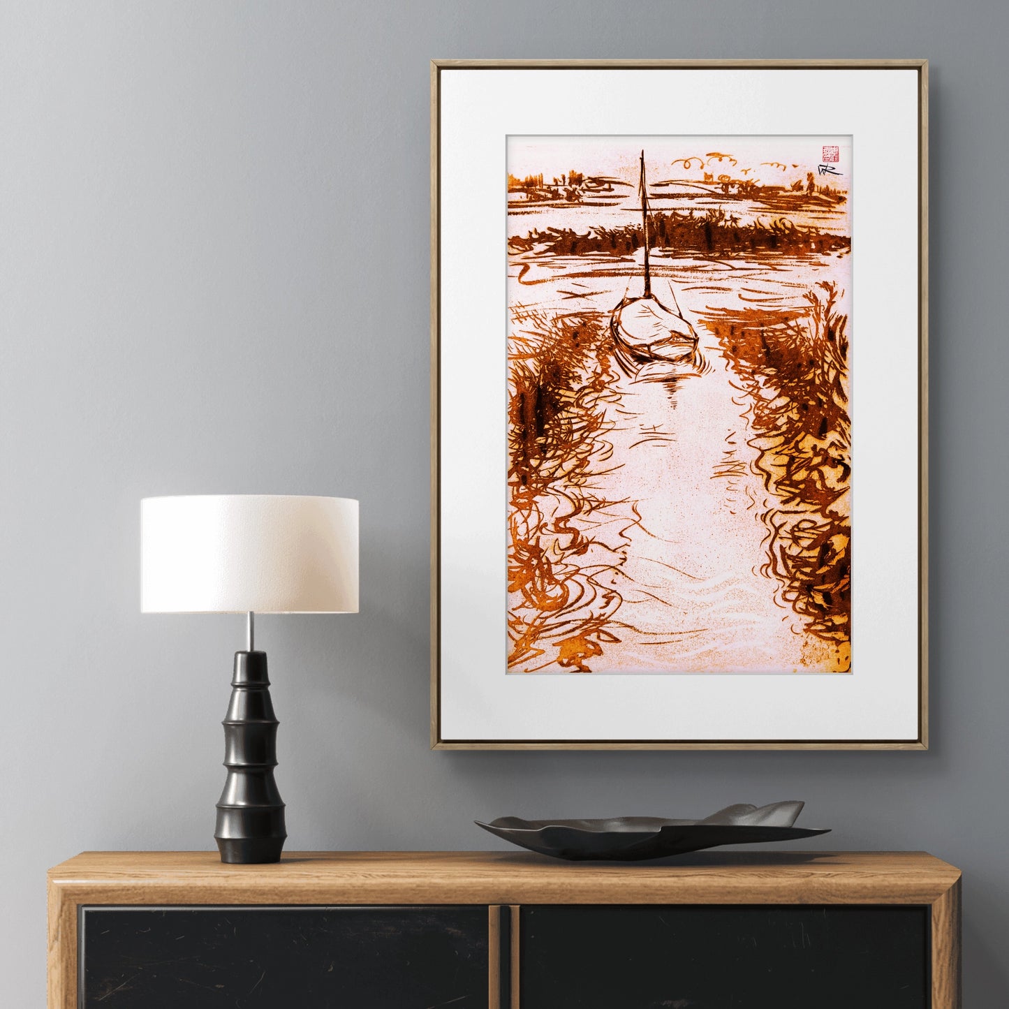 Stiffkey-Anlegestelle, Ausgabe 1 – Papierdruck