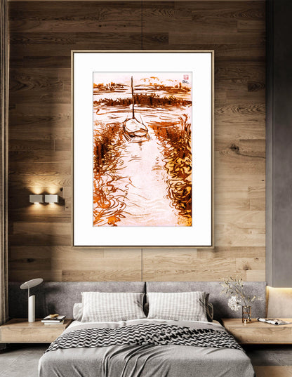 Stiffkey-Anlegestelle, Ausgabe 1 – Papierdruck