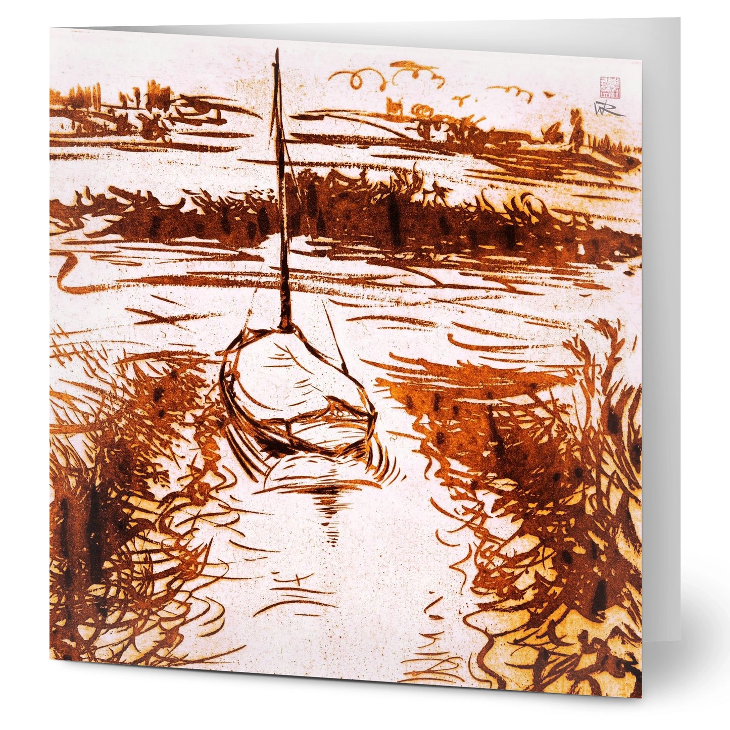 Stiffkey mooring edition 1 - Pack of 10 Greeting Cards