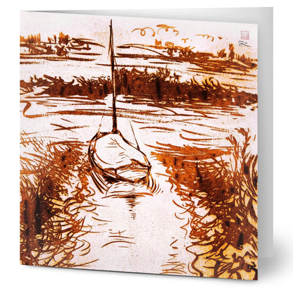 Stiffkey mooring edition 1 - Pack of 10 Greeting Cards
