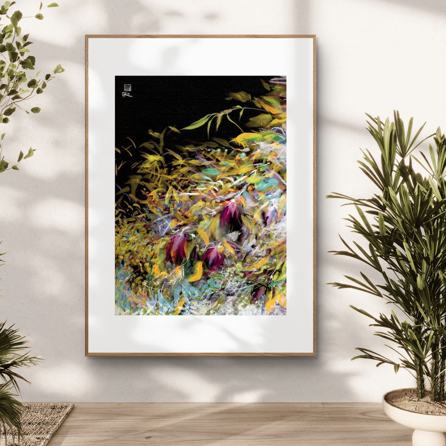 Sumi magnolias - Print on fine art paper