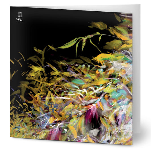 Sumi magnolias - Pack of 10 greeting cards