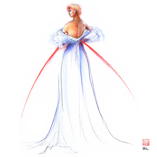 Thomas Jackson couture fashion - Paper print